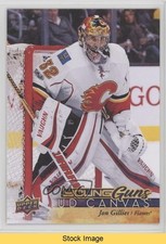 2017-18 Upper Deck UD Canvas Young Guns Jon Gillies #C101 READ 08aw