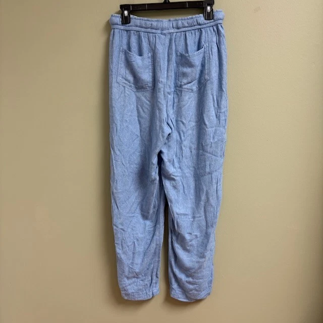 Pantalones de salón Peter Alexander para mujer talla M azules cómodos para perros bordados retazos Foto 3 de 4