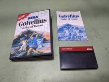 Golvellius Valley of Doom Sega Master System Complete in Box