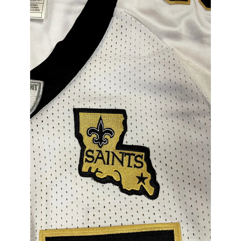 Parche de camiseta Reebok cosida Reggie Bush New Orleans Saints NFL talla 52 Foto 4 de 4