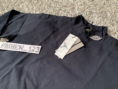 CHRISTIAN DIOR X AIR JORDAN LONGSLEEVE TEE NAVY BLUE M T-SHIRT LOW