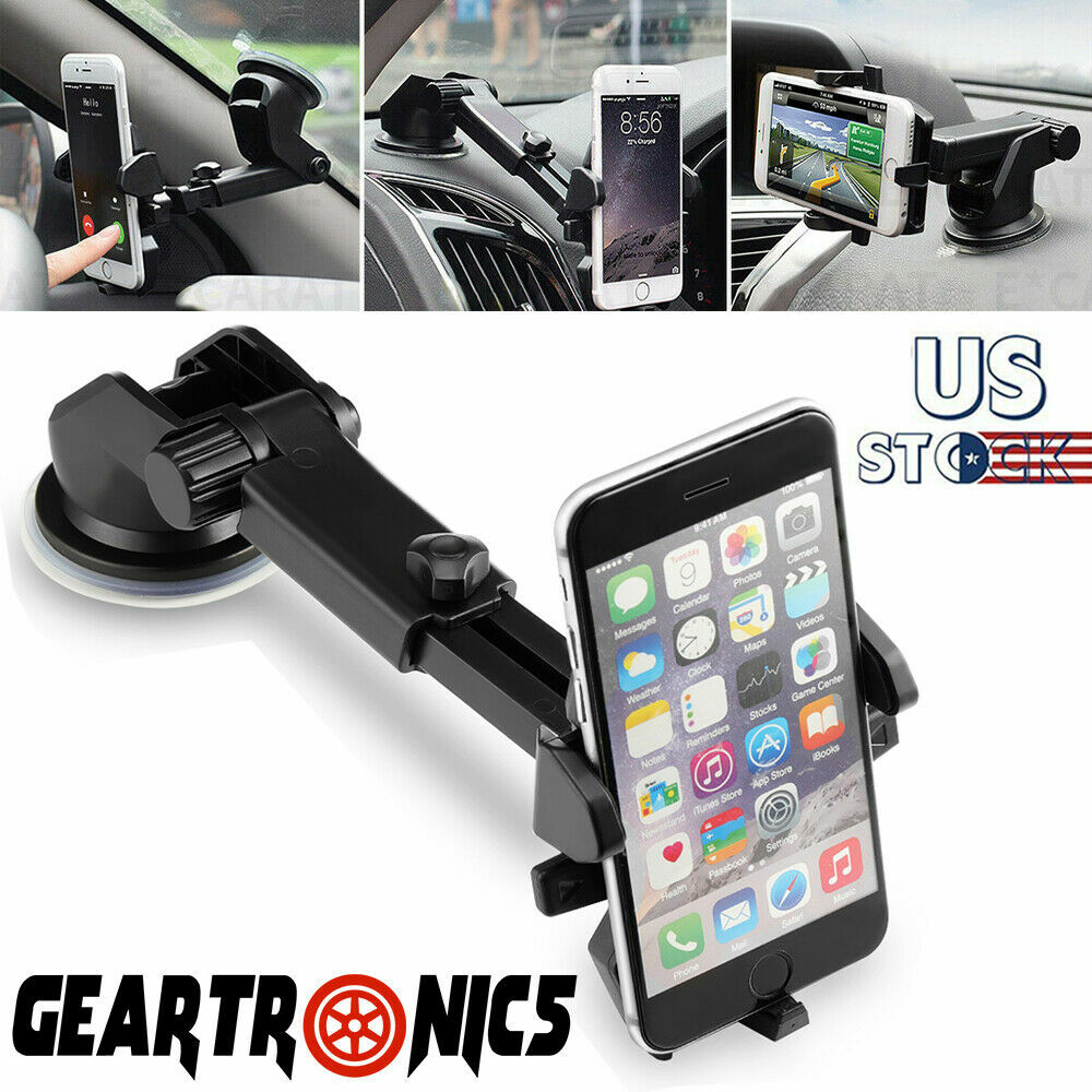 360° Mount Holder Car Windshield Stand For Mobile Cell Phone GPS