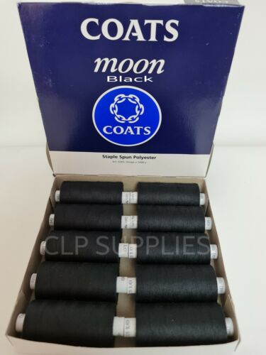 COATS MOON TKT120 10x1000Y PREMIER, POLYESTER THREAD, SEWING / OVERLOCKING - Picture 2 of 9