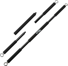 Resistance Band Bar for Fitness - Workout for Exercise, Squat, Biceps, Triceps,