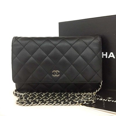 chanel purse silver chain