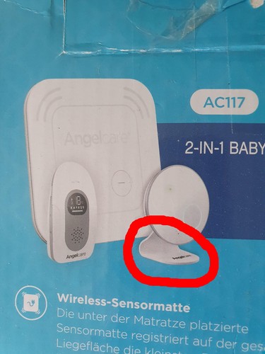 Angelcare - Halterung für Sender - AC117 - Bild 4 von 4