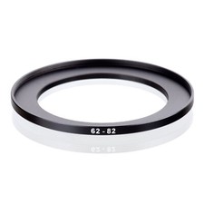RISE UK 62mm-82mm 62-82 mm 62 to 82 Step Up Ring Filter Adapter black