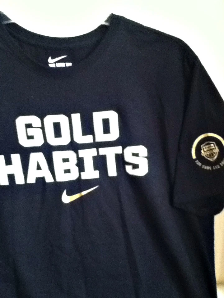 AUT NTICA CAMISETA NEGRA NIKE 100 ALGOD N DORADO H BITOS 00036263X US1