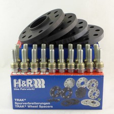 H&R Spurverbreiterung 28/30mm schwarz für Porsche 981 982 986 987 991 996 997