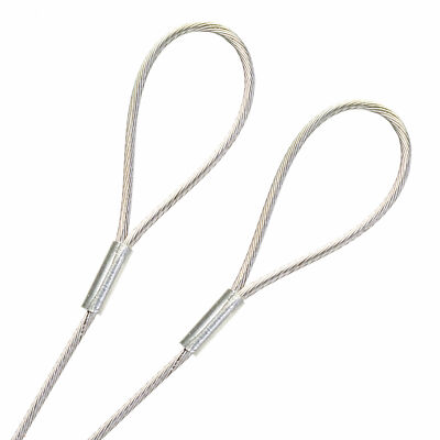 1ft-75ft Type 316 Stainless Steel 1/16'' Braided Metal Cable Sling Bare Wire