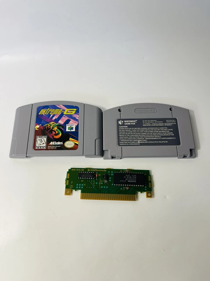 Extreme-G Racing Nintendo 64 N64 Authentic Polished Pins GREAT LABEL! - Image 2 of 4
