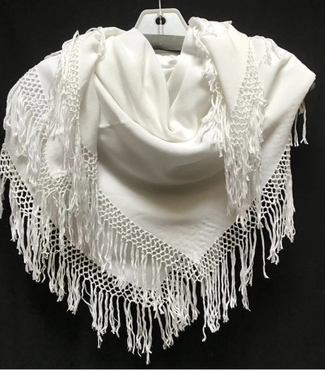 Tienda Ho Moroccan Fringe Scarf Natural
