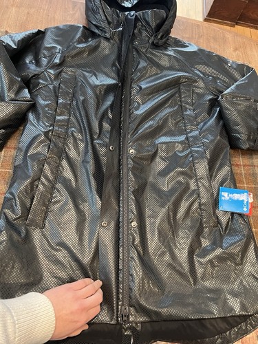**NEW WITH TAGS** Columbia Dawn Watch Black Dot Jacket Black Women's X-Large - Picture 11 of 17