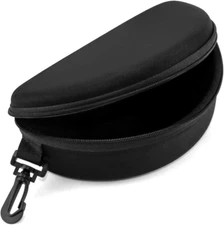Hard EVA Sports Glasses Case with Hook, Fits Snowboard Ski Goggles - 1 Piece