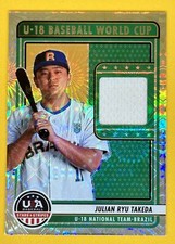 2023 Panini Stars & Stripes JULIAN RYU TAKEDA Fireworks Jersey Brazil