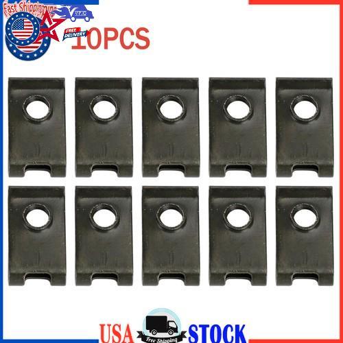 10x M5 5mm Motorcycle Fairing Spring Clips U Nuts Speed Spire Fasteners