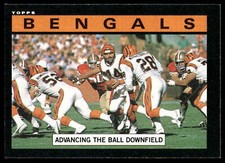 1985 Topps #209 Bengals Team Leaders Cincinnati Bengals Football Card