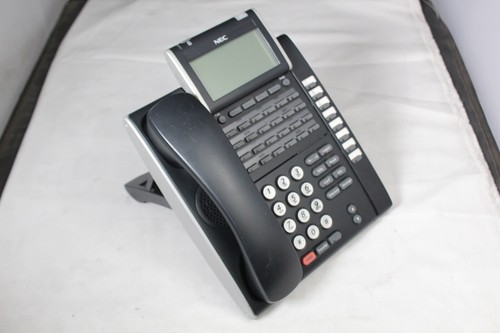 Lot of 10 NEC ITL-32D-1 DT700 Series IP Office Phones w/ Handsets & Stands - Picture 2 of 12