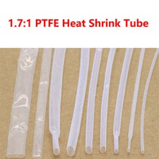 1M Clear 1.7:1 PTFE Heat Shrink Tubing 260 C HIGH TEMP Tube Preservative Sleeve