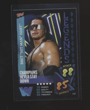 2021 Topps WWE Slam Attax Bret Hit Man Hart Legends Foil #292