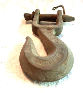 VINTAGE ARCHITECTURAL SALVAGE TOOLS STEEL HITCHES FORGED STEEL STEAMPUNK (1)