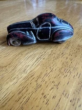 Vintage Toy Car Sun Rubber Co Patent 2035081 Red Sedan Sunruco Hard 1930-1940