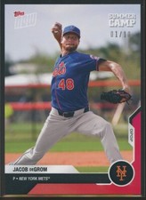 Jacob DeGroom 2020 Topps Now Summer Camp Red 1/10