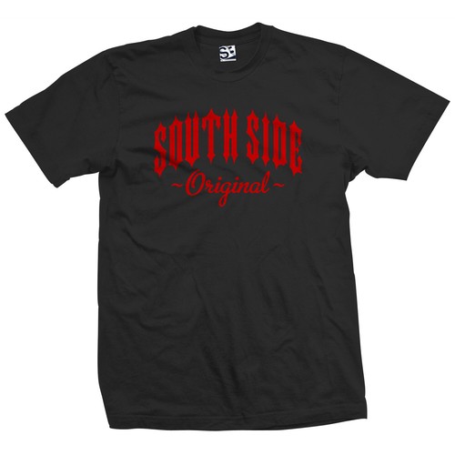 Youth South Side Original Outlaw T-Shirt Born Raised in Southside Boys Kids Tee - Picture 15 of 52
