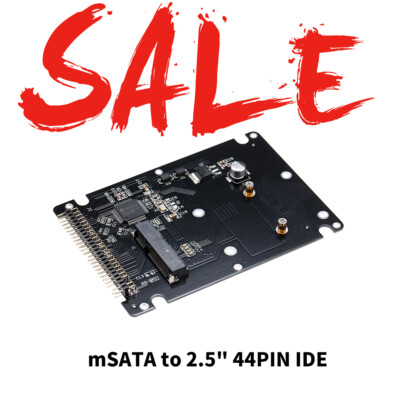 mSATA-zu-2.5 Zoll IDE-Adapterkarte Festplatten-Adapterkarte M.2 zu IDE Konverter