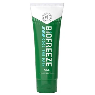 Biofreeze Pain Reliever Gel 4oz/118ml Cooling Topical Analgesic for Muscles