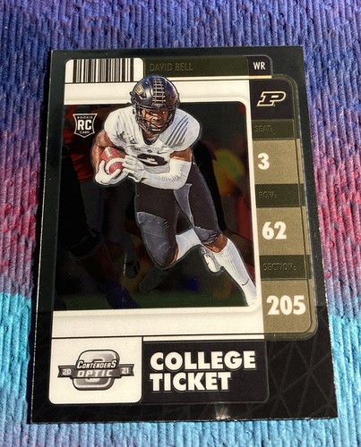 2022 Chronicles Draft Picks Contenders Optic Rookie #30 David Bell RC Purdue