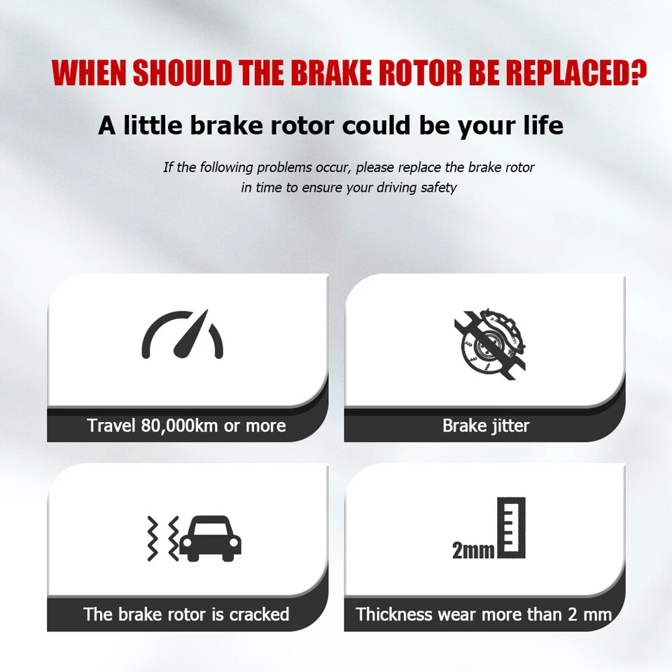 Juego de rotores de freno delanteros traseros y pastillas de cerámica para Dodge Durango Jeep Grand Cherokee Foto 4 de 4