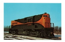 Postcard:  Alco Century 420 Locomotive, Long Island Railroad, Mint