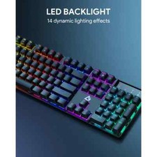 AUKEY KMG16 Mechanical GAMING Keyboard Blue Switches 104key 6- backlight 2