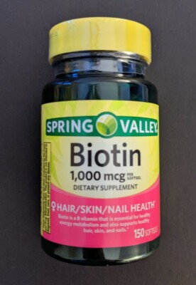 Spring Valley Biotin 1000mcg 150-CT Nagel Haut Haar Gesundheit