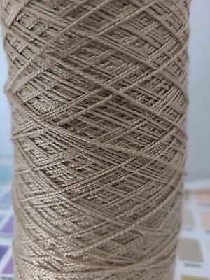 Yarn 100% Silk Yarn Weaving Knitting Crochet Macrame 1 lb 7.1 oz  Chestnut Brown
