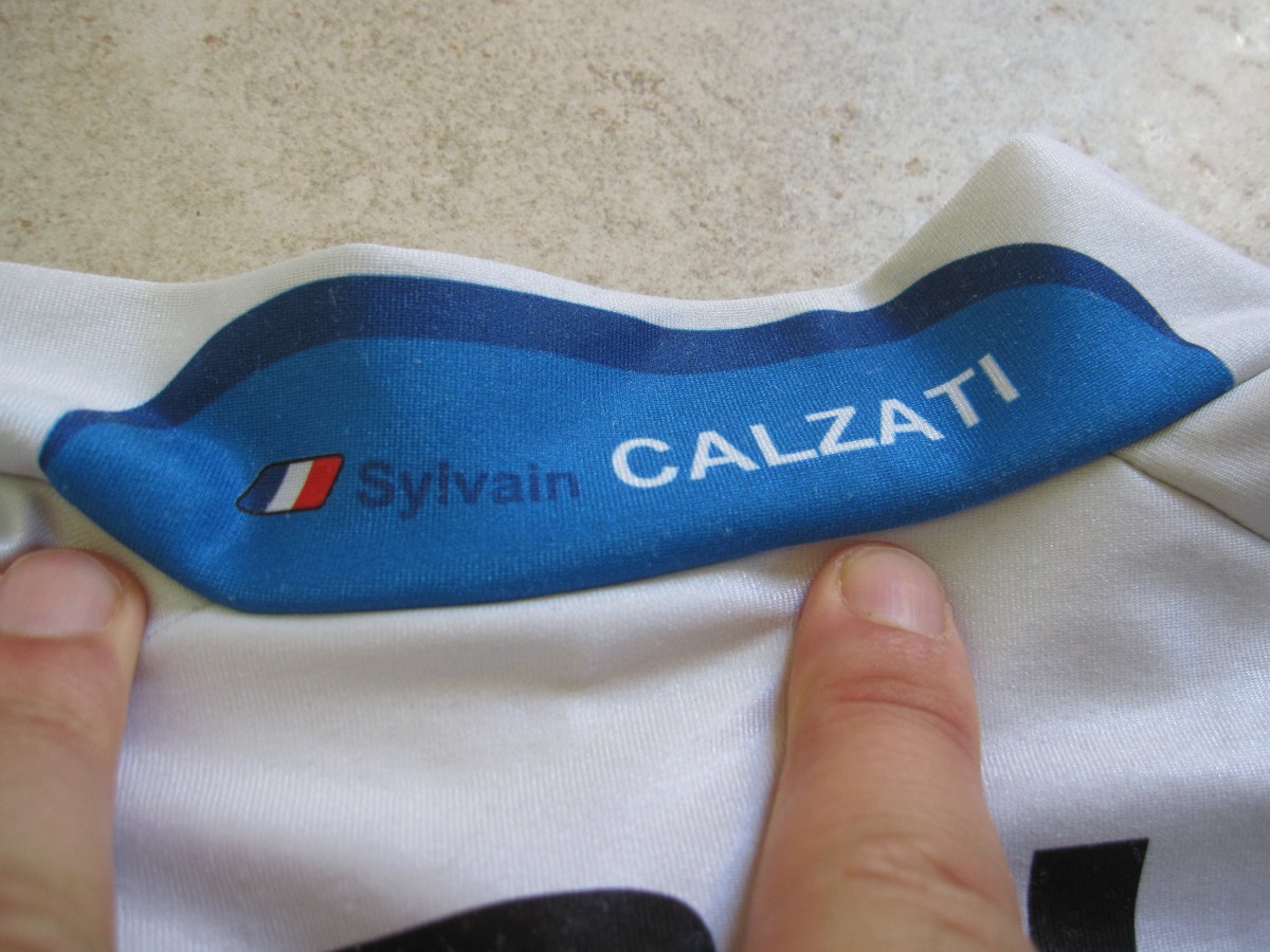 Maillot cycliste AG2R porté signé dédicacé KRIVTSOV manches longues