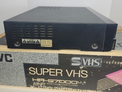 JVC HR-S7000U Super VHS 4-Head Hi-Fi VCR Player Recorder JVC HR-S7000U Super VHS 4-Head Hi-Fi VCR Player Recorder
