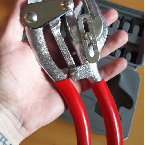 Kit de perforador eléctrico de mano acero al carbono hierro plástico perforador alicates herramientas manuales - Imagen 7 de 12