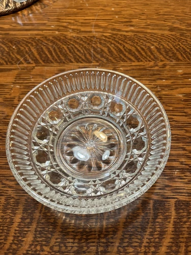 Vintage Federal Glass Company 5 5/8" Windsor Clear Mayonnaise Bowl