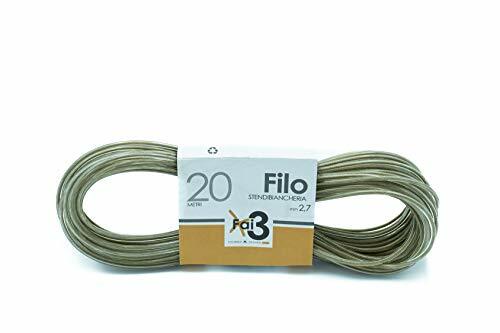 Filo per Stendere il Bucato da Esterno, Filo Stendibiancheria per esterni (D0a)