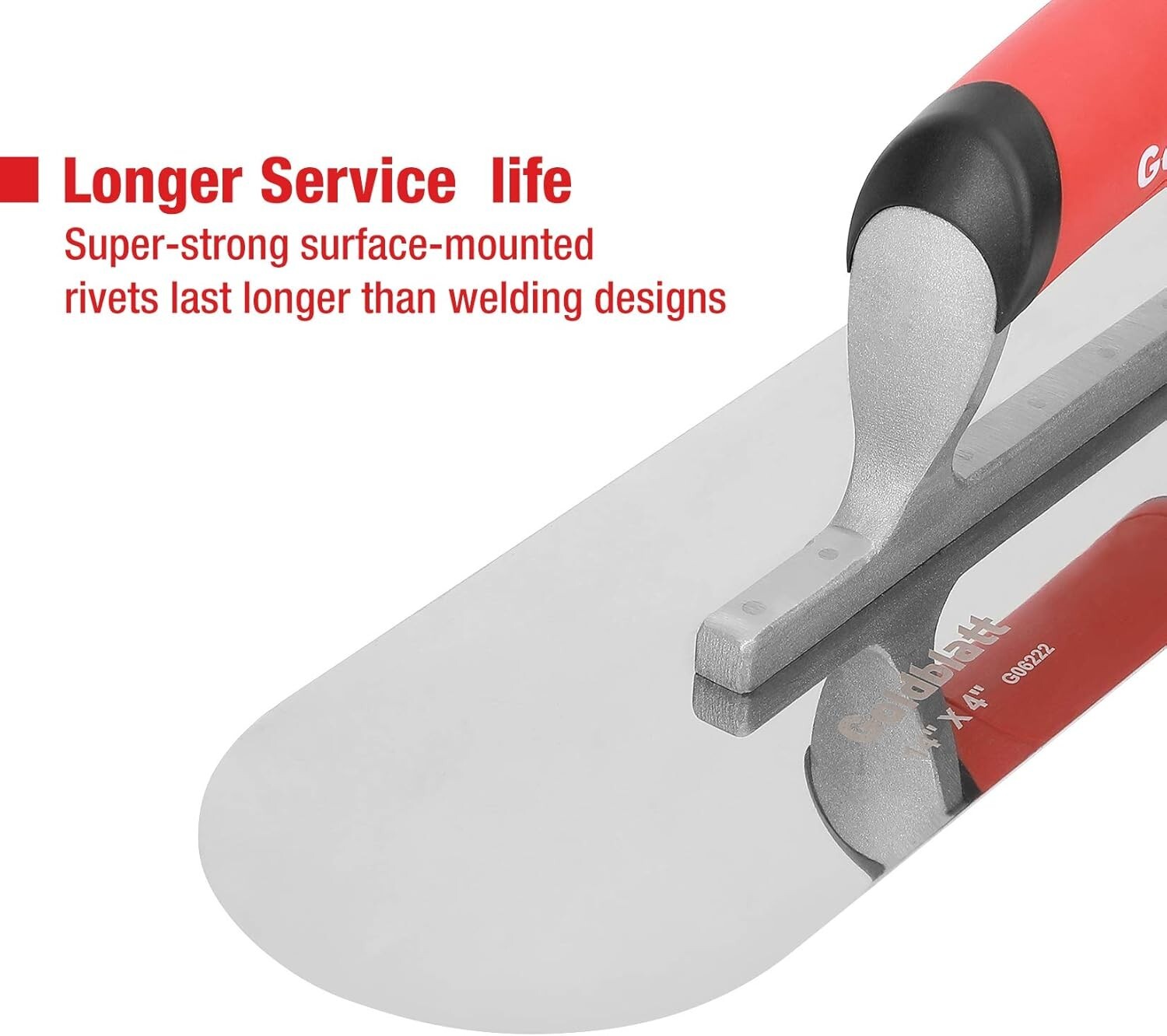 Goldblatt 2PC Plastering Trowel Set Concrete Cement Finishing Trowel Hand Trowel