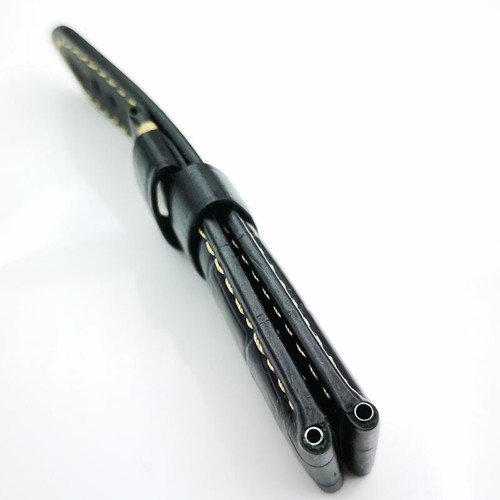 Correa con hebilla de cuero de bambú negro de 24 mm / 22 mm para reloj PAM PAM111 - Imagen 6 de 7