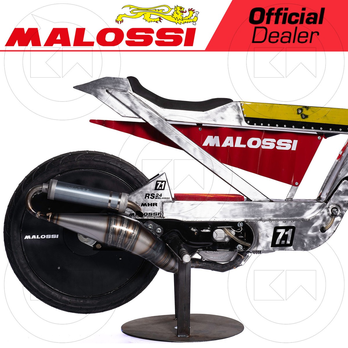 MARMITTA MALOSSI MOPED RACING MHR 3217479 PIAGGIO CIAO PX 50