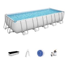PISCINA BESTWAY 5612B POWER STEEL 640 X 274 X 132 CON POMPA A SABBIA 