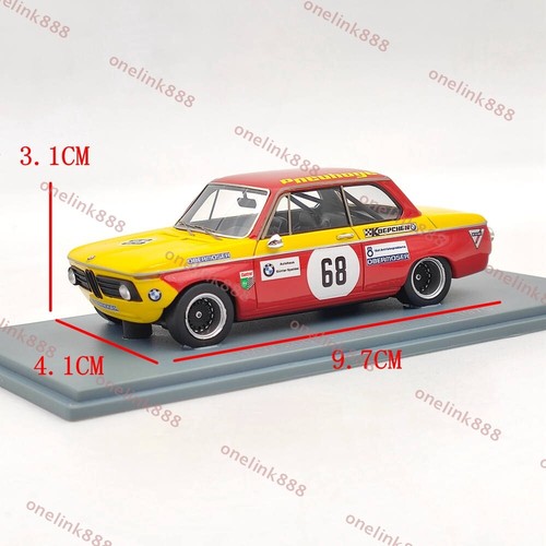 MODELOS A ESCALA NEO 1/43 1970 BMW 2002 Pneuhoge DRM #68 resina colección limitada - Imagen 7 de 7
