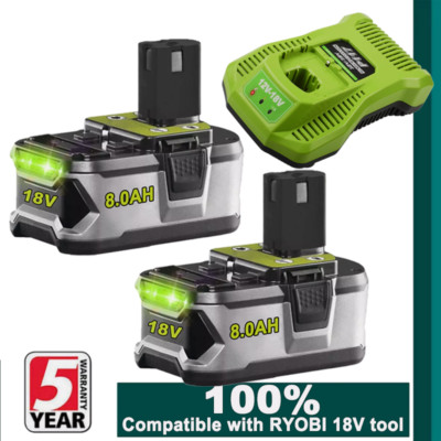 18V 7.0Ah Akku für RYOBI One+ Plus Lithium RB18L50 P108 P104 Batterie