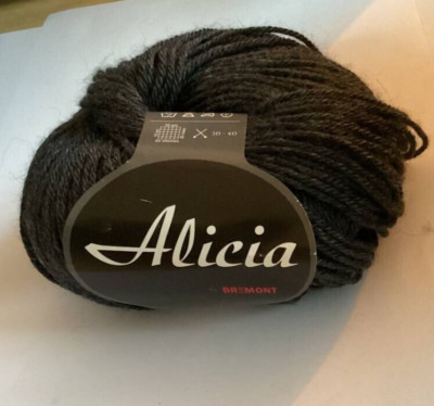Alicia by BREMONT 350g mit Alpaka Seide und Viskose Garn Stricken 875m grau