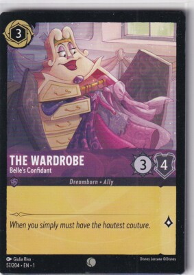 Ravensburger Disney Lorcana 2023 Nr. 57/204 The Wardrobe englisch