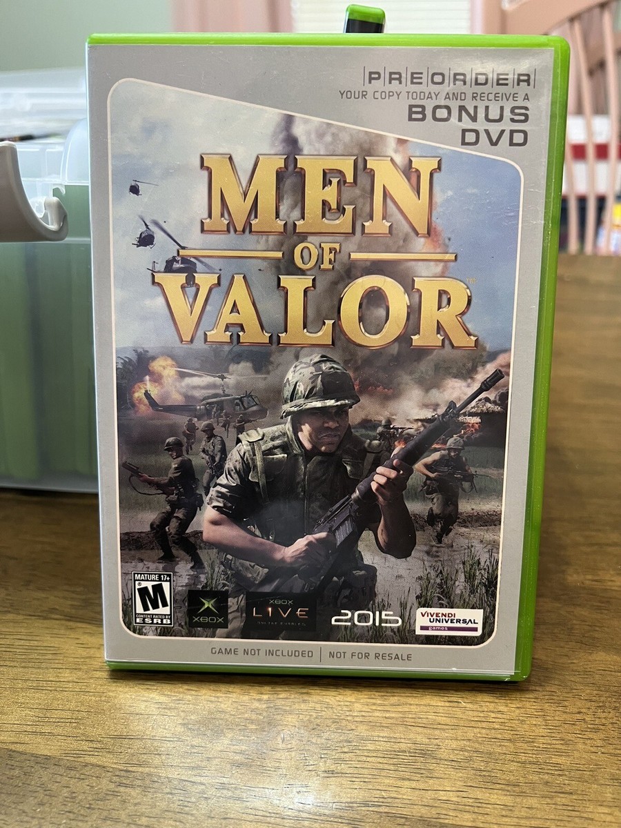 Jeu XBOX Men of Valor complet en boîte version PAL (n°1648S